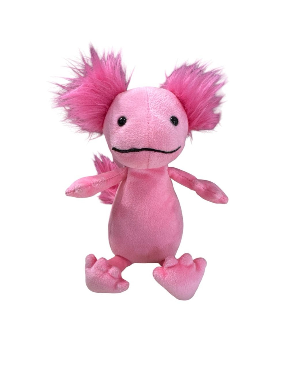 Jellycat London Alfie Axolotl Pink Plush 8" Retired Stuffed Animal Amphibian
